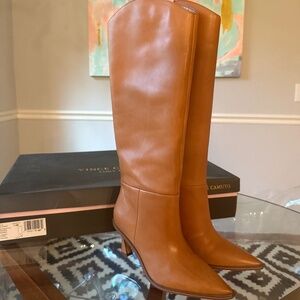 Vince Camuto Emily boot 7.5 Golden Walnut